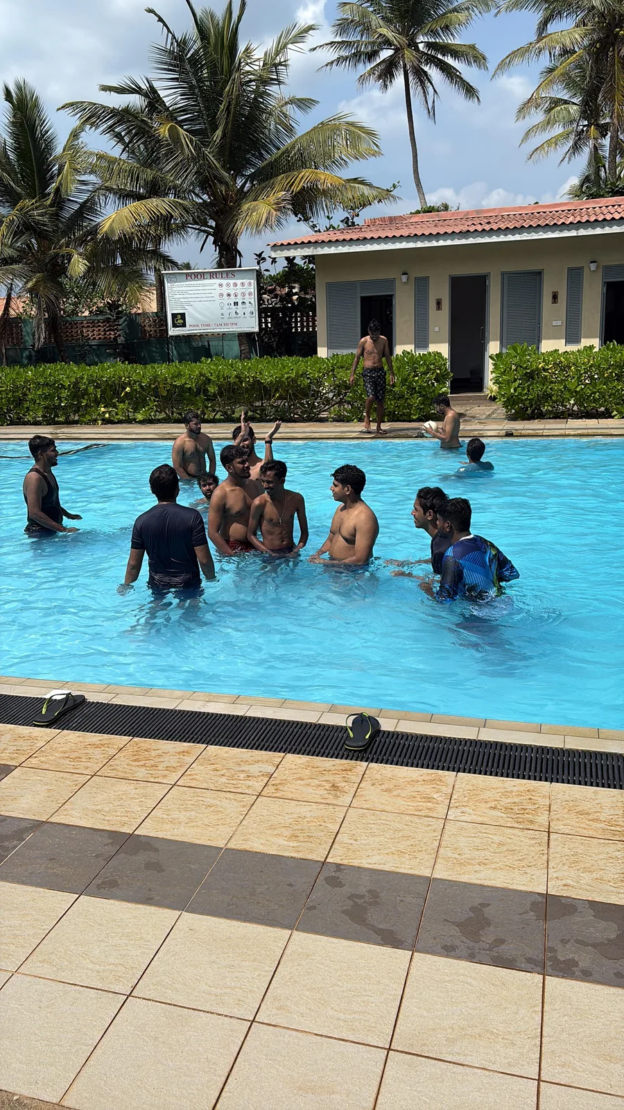 swimming pool play activity